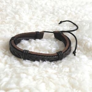NEW - Handmade Leather Bracelet Cuff